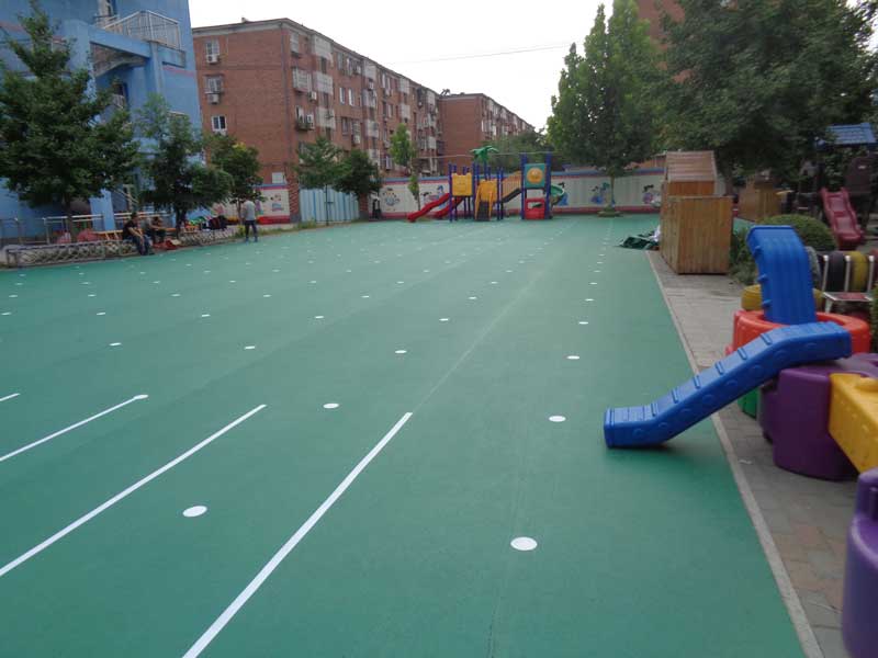 北京市平谷區第一幼兒園室外地板 北京平谷區第一幼兒園室外地板